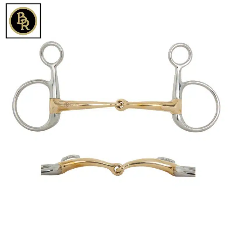 Mors Baucher simple brisure Soft Contact 12 mm Cheeks 110 mm BR 255021 Sellerie Equinoxe Shop Fuveau