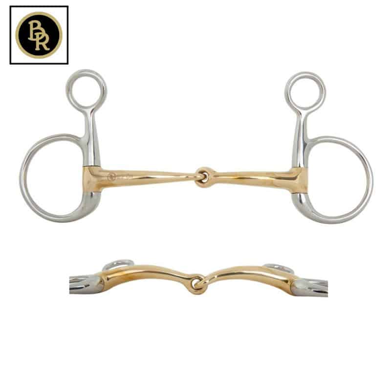 Mors Baucher simple brisure Soft Contact 14 mm Cheeks 110 mm BR 255022 Sellerie Equinoxe Shop Fuveau