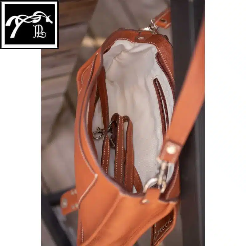 Sac à main Cavalia Pénélope Store cognac SS25 Sellerie Equinoxe Shop Fuveau