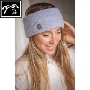 Bandeau d'équitation Mel bleu ciel PENELOPE COLLECTION AW25 SELLERIE EQUINOXE SHOP FUVEAU