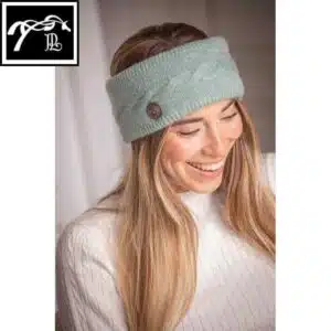 Bandeau d'équitation Mel vert sauge PENELOPE COLLECTION AW25 SELLERIE EQUINOXE SHOP FUVEAU