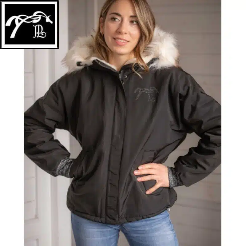 Blouson d'équitation Aiko Noir Femme PENELOPE COLLECTION 978857 AW25 SELLERIE EQUINOXE SHOP FUVEAU