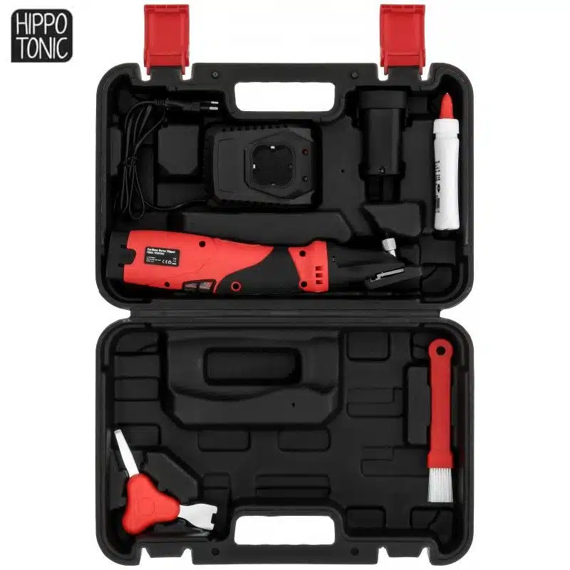 Boite complète Tondeuse Sans fil avec 2 accus ST-X1H PRO HIPPOTONIC chevaux 701011203 Sellerie Equinoxe Shop