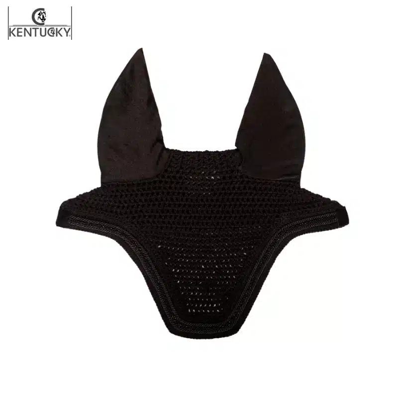 Bonnet anti-mouches Wellington Velvet Mini Pearls Jumping 42752 42753 noir cheval Kentucky Sellerie Equinoxe Shop Fuveau Bonnet anti-mouches Wellington Velvet Mini Pearls Jumping 42752 42753 noir cheval Kentucky Sellerie Equinoxe Shop Fuveau