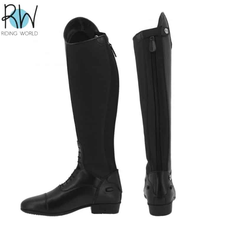 Bottes synthétique avec lacets noir RIDING WORLD Sellerie Equinoxe