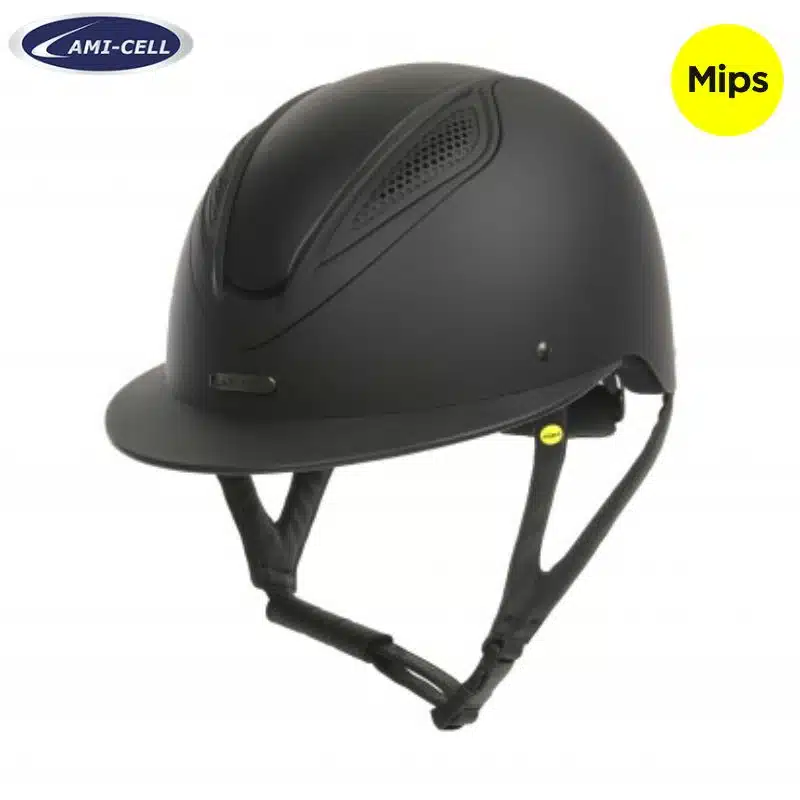 Casque Lami Cell Adele MIPS 208032 noir mat Sellerie Equinoxe Shop