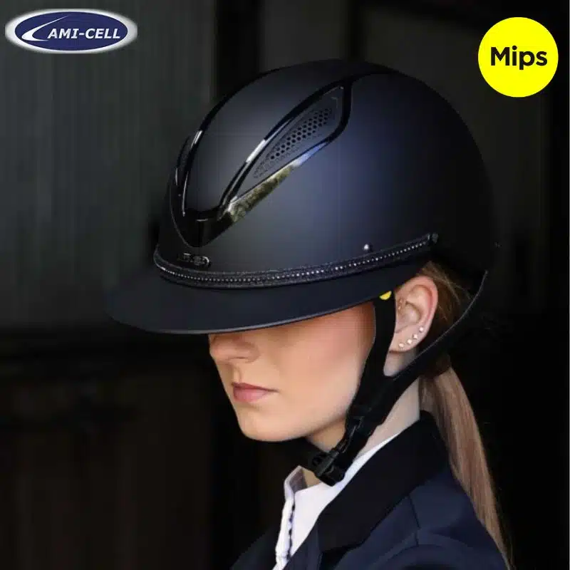 Casque Lami Cell Adèle MIPS 208034 Visière large mat Sellerie Equinoxe Shop