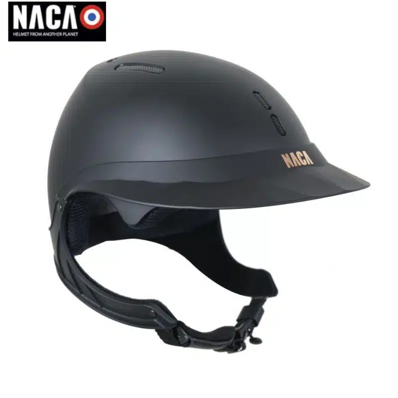 Casque d'équitation NACA GRAVITY TR Noir Mat Sellerie Equinoxe Shop Fuveau