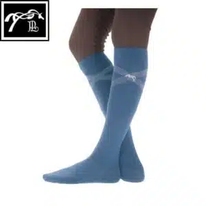 Chaussettes d'équitation Gummy bleu PENELOPE COLLECTION SELLERIE EQUINOXE SHOP FUVEAU