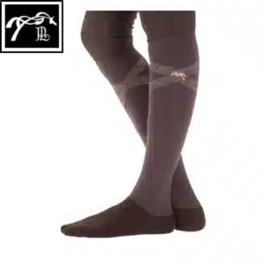 Chaussettes d'équitation Gummy gris PENELOPE COLLECTION SELLERIE EQUINOXE SHOP FUVEAU