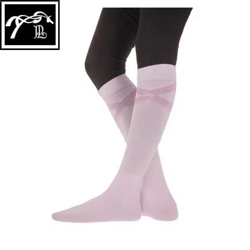 Chaussettes d'équitation Gummy rose pale PENELOPE COLLECTION SELLERIE EQUINOXE SHOP FUVEAU