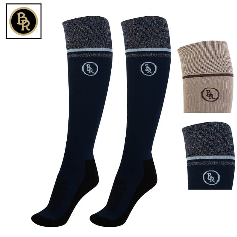 Chaussettes d'équitation Joanne paillettées BR 714164 Sellerie Equinoxe Shop