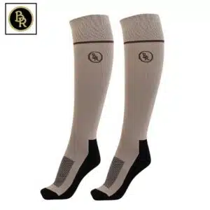 Chaussettes d'équitation Joanne paillettées beige BR 714164 Sellerie Equinoxe Shop