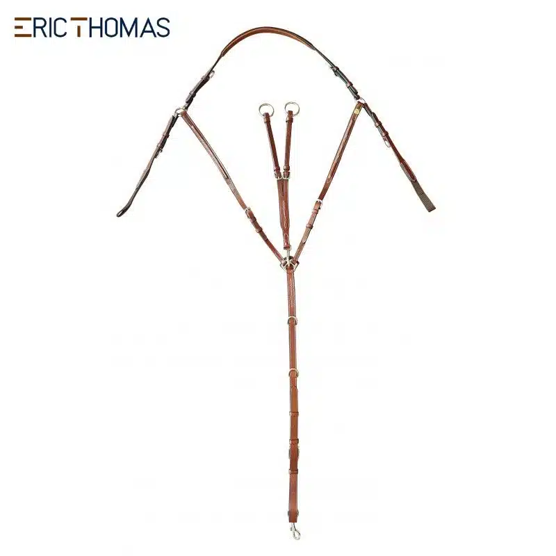 Collier de chasse Hybrid Eric Thomas 306607 poney cheval havane by Sellerie Equinoxe Shop Fuveau