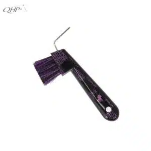 Cure pieds Lize noir et violet QHP 5601 Sellerie Equinoxe Shop Fuveau
