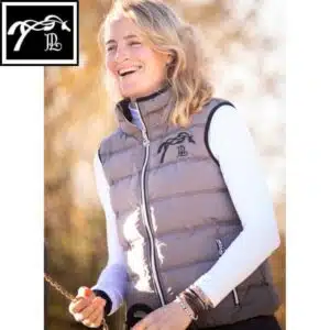 Doudoune d'équitation sans manche Anouck gris 978825 PENELOPE COLLECTION AW25 SELLERIE EQUINOXE SHOP FUVEAU
