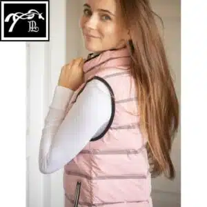 Doudoune d'équitation sans manche Anouck rose 978825 PENELOPE COLLECTION AW25 SELLERIE EQUINOXE SHOP FUVEAU