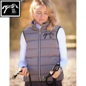 Doudoune sans manche Anouck gris 978825 PENELOPE COLLECTION AW25 SELLERIE EQUINOXE SHOP FUVEAU