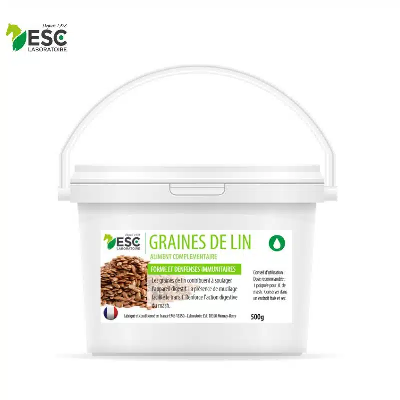 GRAINES DE LIN cheval ESC LABORATOIRE ESGRLI Sellerie Equinoxe Shop Fuveau