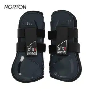 Guêtres NORTON XTR Flex à velcros protège tendons cheval marine 530677 Sellerie Equinoxe Shop Fuveau