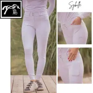 Pantalon d'équitation Sybille 979925 blanc Pénélope Store Sellerie Equinoxe Shop Fuveau Pantalon d'équitation Sybille 979925 blanc Pénélope Store Sellerie Equinoxe Shop Fuveau