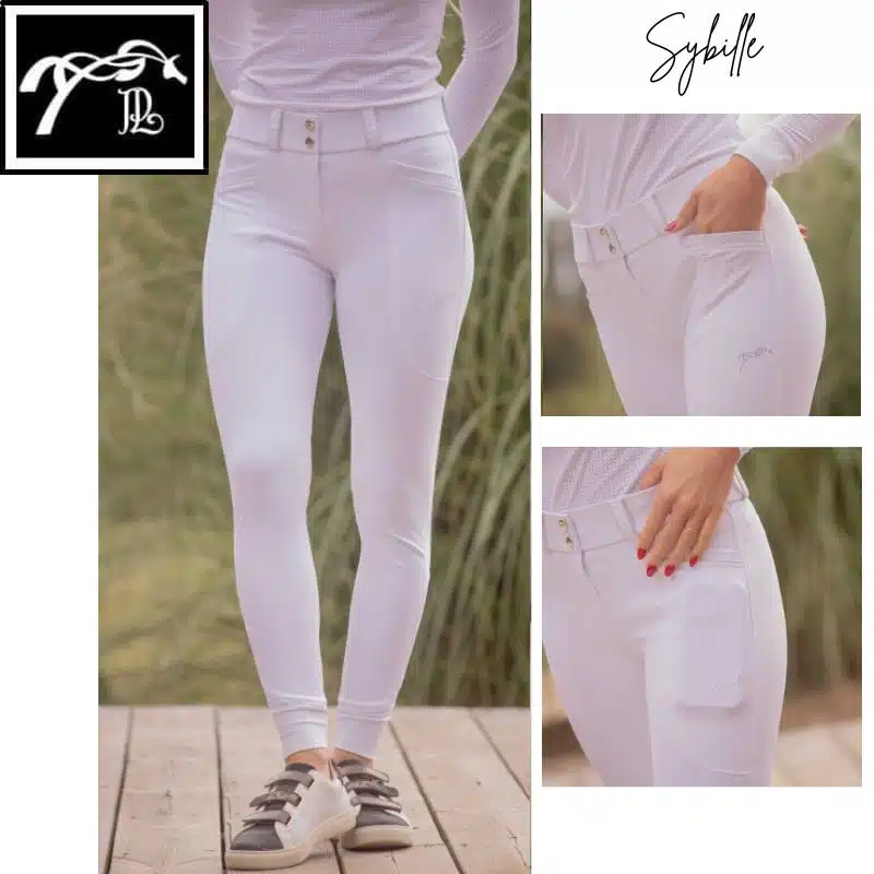 Pantalon d'équitation Sybille 979925 blanc Pénélope Store Sellerie Equinoxe Shop Fuveau Pantalon d'équitation Sybille 979925 blanc Pénélope Store Sellerie Equinoxe Shop Fuveau