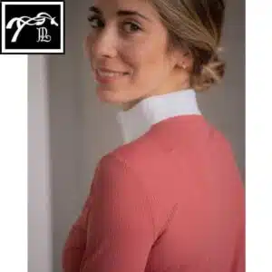 Polo de concours Florence micro perforé terracotta manches longues PENELOPE COLLECTION 987922 SELLERIE EQUINOXE SHOP FUVEAU