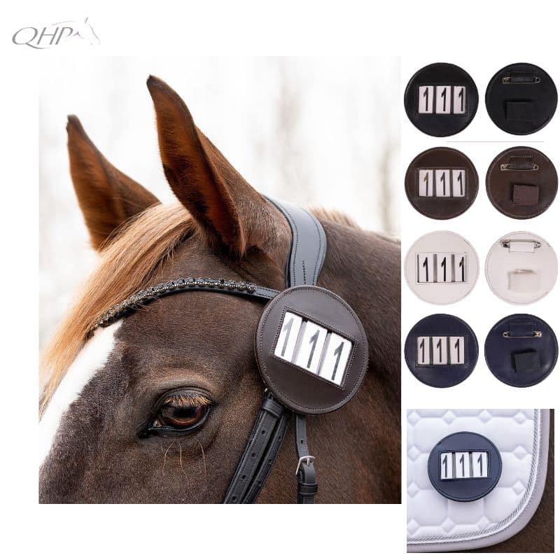 Porte numéro Modeste round QHP 2230 Sellerie Equinoxe Shop Fuveau