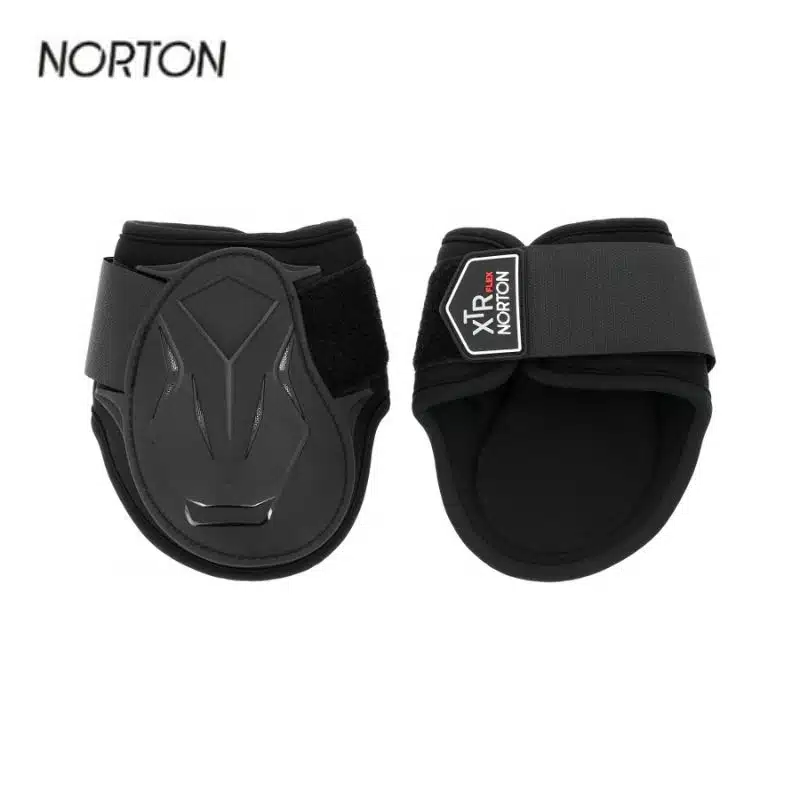 Protège-boulets NORTON XTR Flex à velcros noir cheval poney 530678 Sellerie Equinoxe Shop