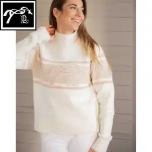 Pull d'équitation Noris Beige rose gold PENELOPE STORE 966001 SELLERIE EQUINOXE SHOP FUVEAU