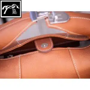 Sac à main Agathe Collection Pénélope cognac 936226014 Sellerie Equinoxe