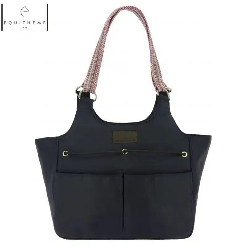 Sac cabas Zip élastique Aztec EQUITHÈME 934001700 marine Sellerie Equinoxe Shop Fuveau