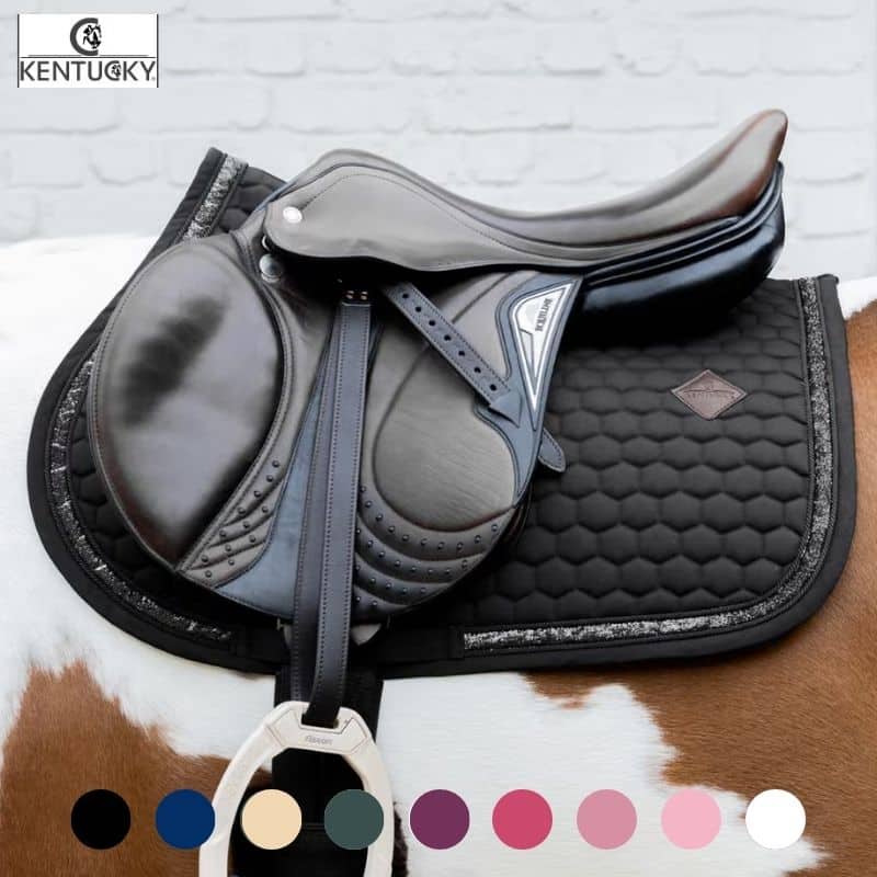 Tapis de selle Kentucky Glitter Band Jumping sur cheval