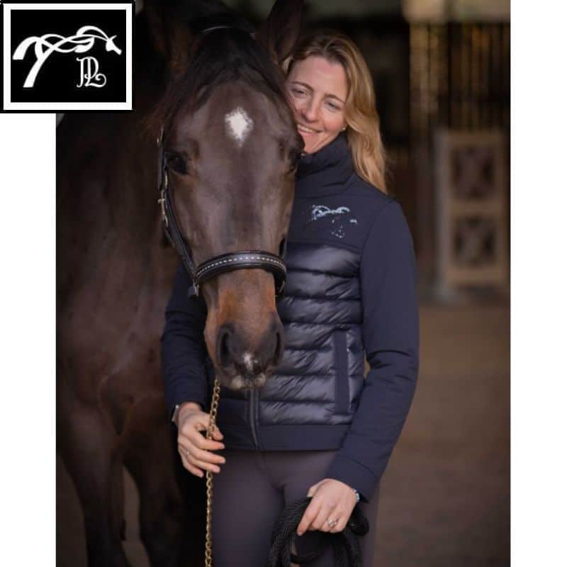 Veste d'équitation Edelweiss marine PENELOPE COLLECTION SELLERIE EQUINOXE SHOP FUVEAU