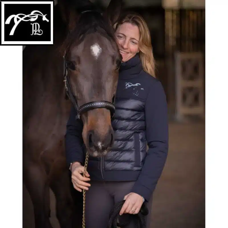 Veste d'équitation Edelweiss marine PENELOPE COLLECTION SELLERIE EQUINOXE SHOP FUVEAU