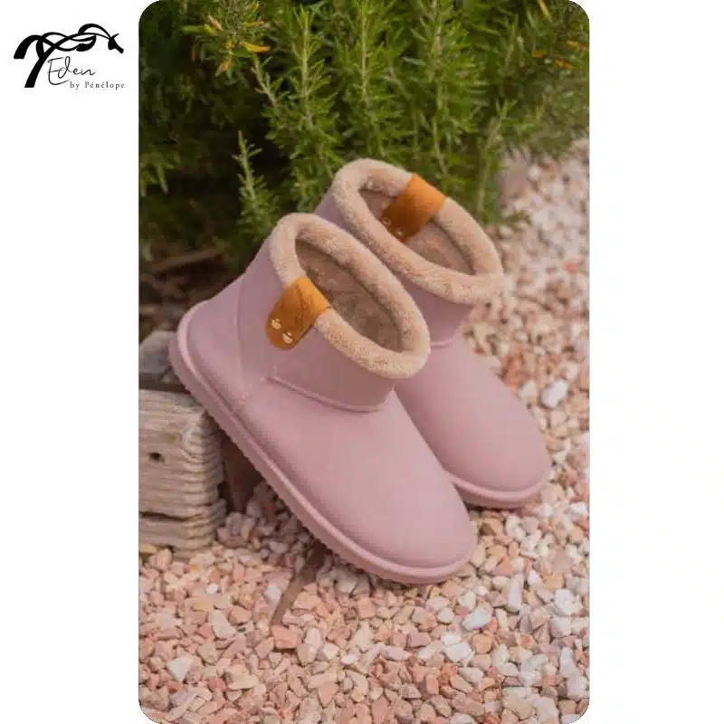 boots-equitation-enfant-eden-by-penelope-fourrees-rose.jpg Boots équitation enfant Eden by Pénélope fourrées rose poudré