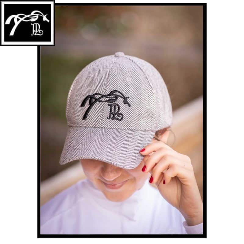 Casquette femme Naomi Chevron Pénélope noir gris