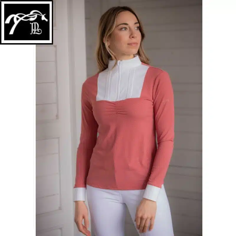 polo-concours-femme-florence-Terracotta-manches-longues-penelope-store.jpg Polo de concours femme Florence Terracotta Pénélope Store manches longues