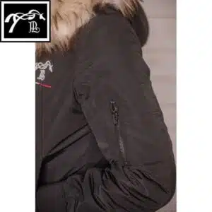 Blouson Lyon noir pailleté PENELOPE COLLECTION 9788001 SELLERIE EQUINOXE SHOP