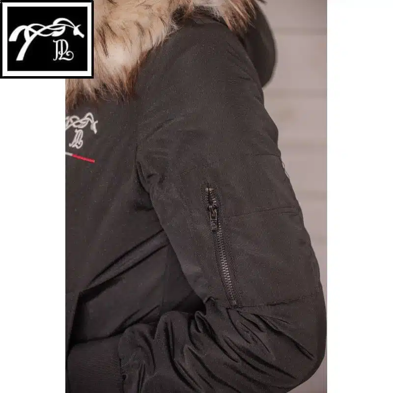 Blouson Lyon noir pailleté PENELOPE COLLECTION 9788001 SELLERIE EQUINOXE SHOP