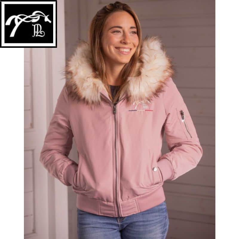 Blouson Lyon rose poudré PENELOPE COLLECTION 9788001 SELLERIE EQUINOXE SHOP FUVEAU