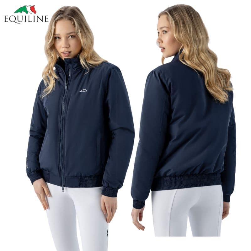 Blouson bomber unisexe EQCOBRIK marine Equiline EC018PQ10120 femme Sellerie Equinoxe Shop Fuveau
