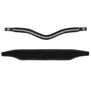 Bridon Skye Strass et paillettes QHP 9115 noir cheval et poney Sellerie Equinoxe Shop Fuveau (2)