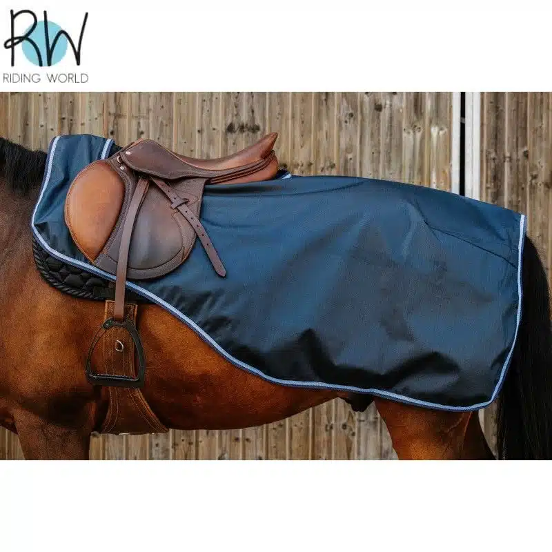 Couvre-reins Riding World Eco 400241 600D polaire marine Sellerie Equinoxe Shop Fuveau