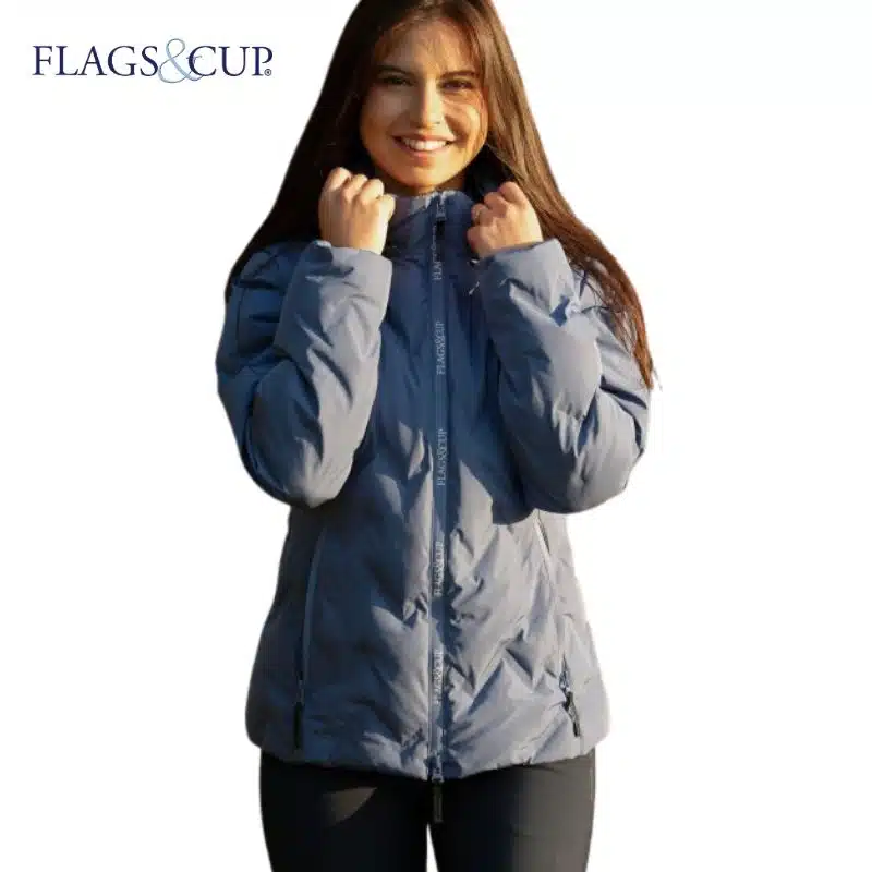 Doudoune Dame Imperméable NAPASOQ bleu article Flags & Cup 905249 Sellerie Equinoxe Shop Fuveau
