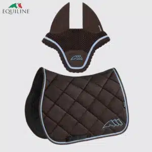 Ensemble Tapis et Bonnet EQCHROMA EC018PB11336 choco Sellerie Equinoxe Shop Fuveau