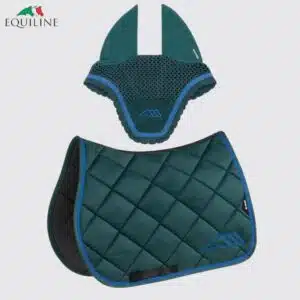 Ensemble Tapis et Bonnet EQCHROMA EC018PB11336 vert Sellerie Equinoxe Shop Fuveau