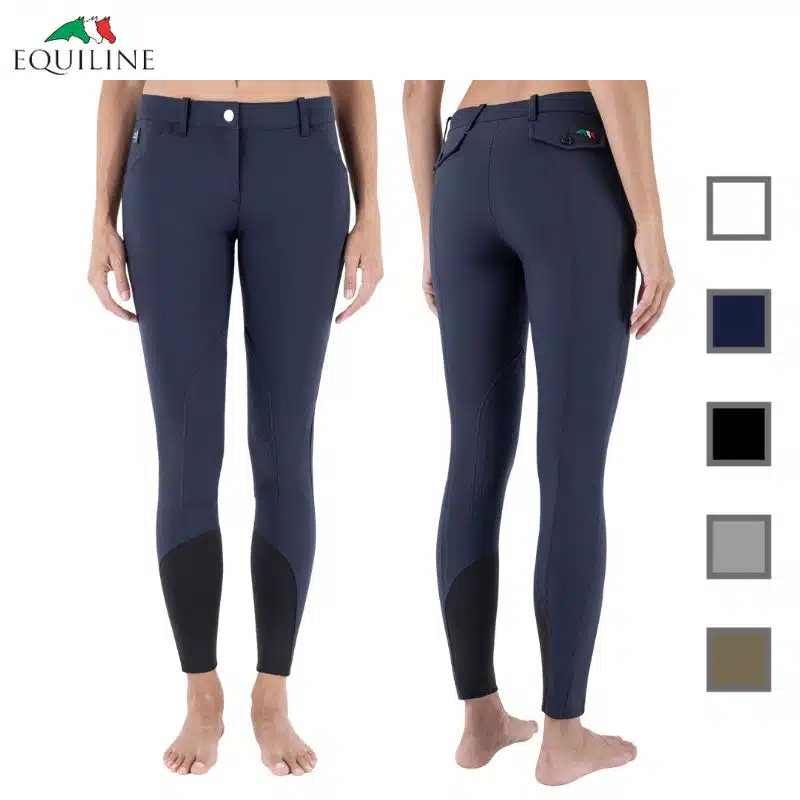 PANTALON Boston tissu coton Femme Equiline EC018PN08663 Sellerie Equinoxe Shop Fuveau