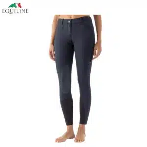 PANTALON GRIP GENOU ASH Femme marine Equiline EC018PN08698 Sellerie Equinoxe Shop Fuveau