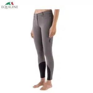 PANTALON GRIP GENOU ASH Femme taupe Marsh Equiline EC018PN08698 Sellerie Equinoxe Shop Fuveau